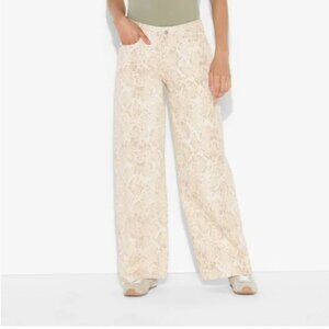 Wild Fable Low Rise Baggy Jean Snakeskin Print